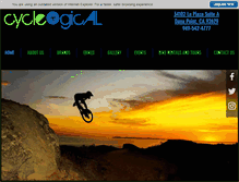 Tablet Screenshot of cycleogical.net